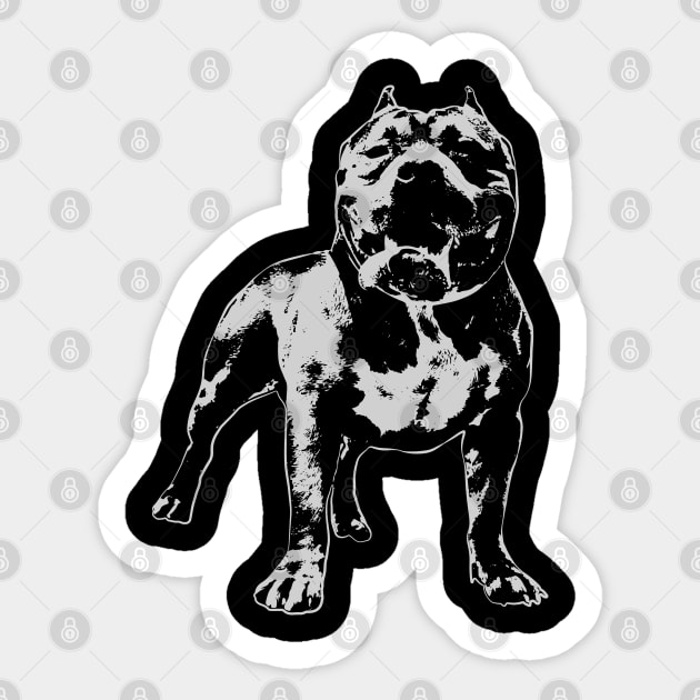 American Bully Sticker by Nartissima